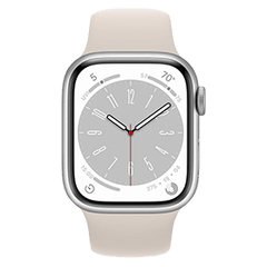 Apple Apple Watch Series 8 45mm Refurbished | Zilver | 1 jaar Garantie | Accessoires