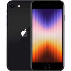 Apple iPhone SE (2022) 128 GB Refurbished | Zwart | 1 jaar Garantie | Accessoires