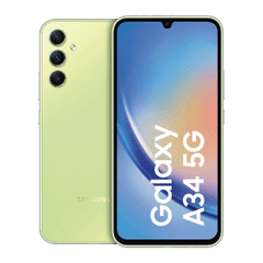 Samsung Galaxy A34 5G Refurbished | Green | Dual SIM | 1-year Warranty | Accessories