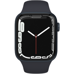 Apple Watch Series 7 41mm Refurbished | Zwart RVS | 4G Met Zwart Sportbandje | 1 Jaar Garantie | Accessoires