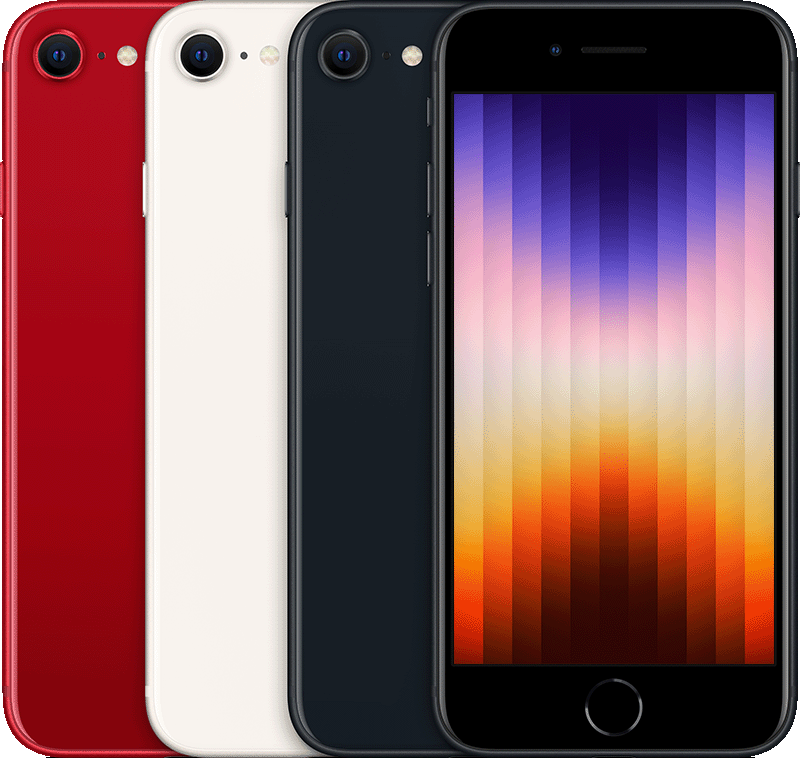 APPLE iPhone SE 3 128GB Refurbished | Red | 4.7 inch | No Accessories | 12M Garantie