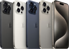 APPLE iPhone 15 Pro Max 256GB reacondicionado | 6.7" Titanio natural | Sin accesorios | 12 meses de garantía